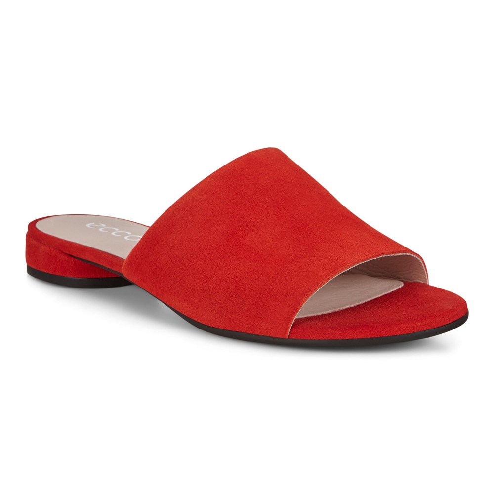 Sandalias Mujer - ECCO Flat Sandals Ii - Rojos - MJZ269807